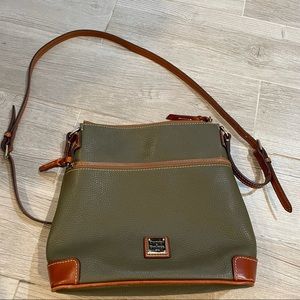Dooney & Bourke Green Crossbody Pebble Leather
